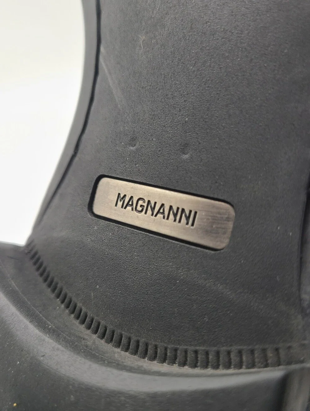 B40 Sz 13 M Mens Magnanni Mens Black Leather Cap Toe Oxford Dress Shoes